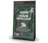 Extra-Strength Mouse Repellent Pouches, 10 Pack Rodent Repellent Indoor for Car Engines/RV/Boat/Cabin/Shed/Garage/House Mice Repellent Indoor, Peppermint Oil Mouse Deterrent (Herbal Mint Scent)
