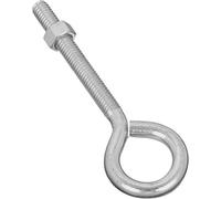10 Pack - Eye Bolt, Zinc, 3/8 x 5-In. -N221-275