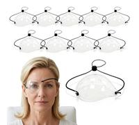 10 Pack Eye Shield After Cataract Surgery with Adjustable Elastic Strap