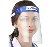 10 Pack Face Shield Visors, Adjustable Clear Plastic Full Face Protection Shields for Adults, Anti-Fog, Anti-Droplet, Dust & Splash Resistant, Clear View, with Soft Comfort Foam & Elastic Band