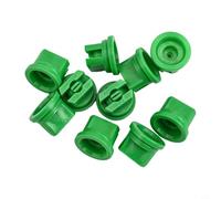 10 Pack Fan Nozzle for Knapsack Sprayer and Boom Sprayer Providing Controlled Spray Width and Consistent Size Distribution (green)
