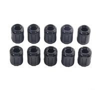 10 Pack Ferrite Core Filter Rings for Noise Suppression Clip On Cable Clips for USB, Powerline, Coaxial, and Audio Cables (13mm)