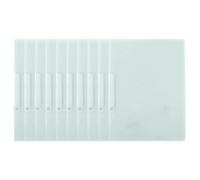 10 Pack File Folders Report Covers,SXWFYZ Rotating Side-Opening File Folder,Plastic Clipboard Organizer for Offices and Meetings（Green）