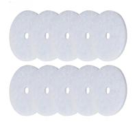 10 Pack Filters for MAICO ZF 0093.0758, Compatible with ER-AK/AH/AB Fan Insert, G2 Class Air Filtration, Synthetic Fiber, 156 x 156 x 10 mm, White