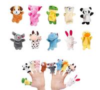 10 Pack Finger Puppets for Toddlers - Adorable Animal Plush Toys for Kids, Perfect for Storytelling, Role-Playing & Party Favours