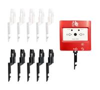 10 Pack Fire Alarm Test Key, Fire Call Point Key, Black and White Call Point Test Key Emergency Door Release Key Available for all Versions of Call Points