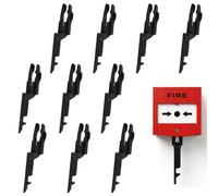 10 Pack Fire Alarm Test Key, Universal Black Fire Key for Opening the Fire Glass Door, Emergency Light Test Key Compatible with All Versions of Call Points