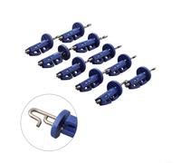 10 Pack Fishing Hook Clips Breakaway Style for Secure and Easy Bait Release