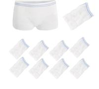 10 Pack Fix Disposable Net Pants, Incontinence Net Knickers, Women's Net Knickers High Density Mesh Disposable Pants for Women's Postpartum & Bladder Weakness Care
