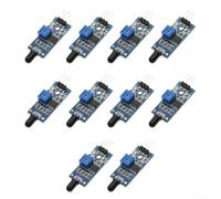 10 Pack Flame Sensor Board 760-1100nm Fire Detection 60 Degree