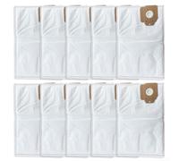 10 Pack Fleece Filter Bags for Karcher CV30 CV38/2 Vacuum Cleaner - Non-Woven Dust Bags High Capacity Replacement Parts