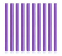 10 Pack Flexi Rods for Heatless Curls, 2cm Large Diameter Bendy Foam Hair Rollers, Soft Twist-Flex Curling Rods for Loose Waves & Long Hair, Heatless Overnight Curlers (Purple)