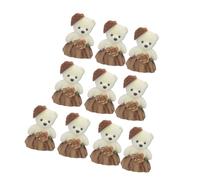 10 Pack Foam Bear Bouquet Gift Set Soft Decorations Perfect for Various Occasions and Special Celebrations Soft Decorations