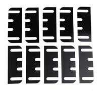 10 Pack For Door Hinge Shims 4 Inch for For Door Repair Kit to Fix Alignment and Fill Gaps with Molded PVC for Reliable For Door Adjustment