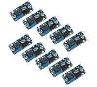 10 Pack for LM2596 DC to DC Buck Converter,Adjustable Voltage Regulator Module 3.2V-35V to 1.25V-35V 3A Max Current,High Efficiency Step Down Power Supply Module for DIY Electronics Projects