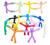 10 Pack Fridge Magnets Men, Mini Magnetic People, Small Colorful Magnetic Refrigerator, Funny Flexible Magnet Fun Magnets for Whiteboard, Cute Magnet for Fridge, School, Office