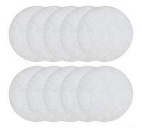 10-Pack G3 Air Filter for Helios Ventilation Valves, 110 mm Diameter, ISO Coarse 50% Dust Filter, F1F1K1 Fire Protection Class, Synthetic PET Fiber