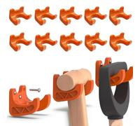 10-Pack Garden Tool Organizer Wall Mount, Heavy Duty U-Shape Holder Hooks