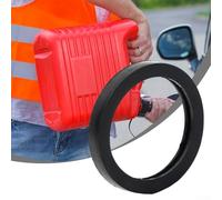 10-Pack Gas Can Spout Gaskets - Rubber O-For Ring Seals for Fuel Tank Nozzles, 3 cm ID × 3.8 cm OD, Non-Abrasive Rust-Proof Sealing Washers Compatible