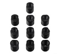 10 Pack Gear Shift Knob Thread Adapter Nut Insert Set Replacement for Cars Fits M8x1.25 M10x1.25 M10x1.5 M12x1.25 M14x1.5 Aluminum Alloy Material