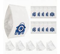 10 Pack GN 3D Efficiency Dust Bags Replacement for Miele Hoover Bag for Classic C1, Complete C2/C3, S227/S240/S270/S400, S2/S5/S8 Series Vacuum Cleaner with 5 Motor and 5 Exhaust Protection Filter