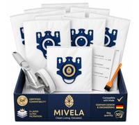 10 Pack GN Vacuum Bags Compatible with Miele 9917730, HyClean 3D Efficiency, C1 C2 C3 S2 S5 S8 - 5-Layer High Filtration Dust Bags with Motor Filter, Exhaust Filter & Cleaning Brush