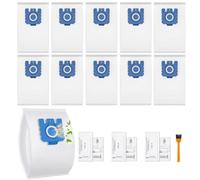 10 Pack GN Vacuum Dust Bags Replacements Compatiable for Miele Hoover Bags Classic C1, Complete C2 C3, S227 S240, S270, S400, S400i, S600, S2, S5, S8 Series Vacuum Cleaner
