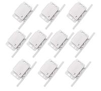 10 Pack Grabber Catch 5lbs RV Drawer Latch (OWACH CL-308) Replacement Southco C3-805 for RV Motorhome Trailer Camper Marine Boat Cabinet (5 Lbs, White)