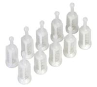 10 Pack - Gravity Feed Paint Filters - In-Line Cup Filter Spray Gun & Airbrush