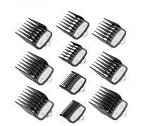 10 Pack Hair Clipper Guards Cutting Guides Wet Dry Dual-Use Hair Clipper Attachment Comb 1.5MM, 3MM, 4.5MM, 6MM, 10MM, 13MM, 16MM, 19MM, 22MM, 25MM
