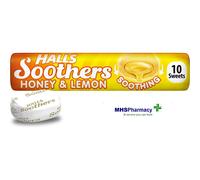 (10 pack) Halls soother Honey & lemon