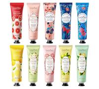 10 Pack Hand Cream Daily Moisturising Hand Lotion Travel Size Hand Cream Deeply Nourishing for Dry Hands Christmas Mother's Day Gifts
