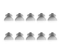 10 Pack Hearing Aid Domes for Phonak, Sound Amplifier Ear Pieces Double Layer Open Domes Washable Anti Static Silicone Earbud Tips Replacement Hearing Aid Accessories for Seniors (M, 11mm)