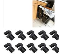 10-Pack Heavy-Duty Replacement Clips for 27 Quart Slow-Close Pull-Out Trash Cans Catible Kitchen Waste Container Support Brackets Crossbar Clips for Easy Installation
