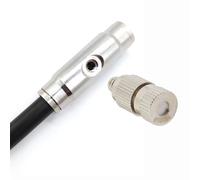 10 Pack high Pressure Brass misting nozzles with 3 8 Interface Quick Connector Anti drip fogging Spray Head cleanable Water Mist sprayers 10 24 UNC Mist Nozzle dust Control Size Orifice 0 15mm