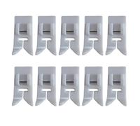 10 Pack High Strength Sewing Machine Pressure Feet Plastic Texture Professional Use and Improve Sewing Efficiency