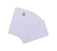 10 Pack IC Cards 4442 Model White with 4KB Memory Intelligent Card Suitable for Access Controls Systems Printable IC Card