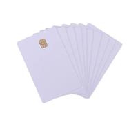 10 Pack IC Cards 4442 Model White with 4KB Memory Intelligent Card Suitable for Access Controls Systems Printable IC Card