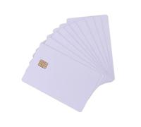 10 Pack IC Cards 4442 Model White with 4KB Memory Intelligent Card Suitable for Access Controls Systems Printable IC Card