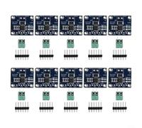 10 Pack INA219 Bidirectional DC Current Power Sensor Module, I2C Bus Voltage Detector -26V, 3V-5V Operating Range for Arduino For Raspberry Pi Projects, SOT23