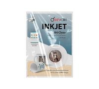 (10 Pack Inkjet Clear Sheet) A4 Water Slide Decal Paper Sheets White and Clear