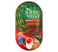 (10 Pack) John West Herring Fillets In Tomato Sauce - 160g