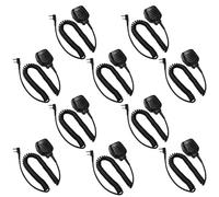 10 Pack KMC-45D KMC-45 Shoulder Speaker Mic, KMC-21 Remote Speaker Microphone,Heavy Duty Speaker Mic for Kenwood TK430 TK2000 TK3000 TK3201 TK2160 TK3160 TK2402 TK2312 NX220 NX240 NX340
