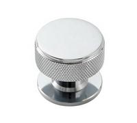 10 Pack Knurled Cabinet Knobs, Modern Minimalist Aluminum Handles for Drawers, with 2 Sizes Screws, Single-Hole Circular, for Bedside Table, Wardrobe Door, Cabinet Drawer, Kitchen Cabinet (Nickel)