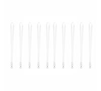 10 Pack Lanyard Neck Strap, White Polyester Fabric Lanyard with Metal Hook 16mm Wide Id Neck Straps Not Prone to Pilling or Fading for Holding a Name Badge, ID Card or Keys