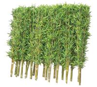 10 Pack Large Artificial Bamboo Plants Indoor Outdoor Restaurant Wall Decor Large Green Bamboo Plants