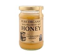 (10 PACK) - Littleover Wildflower Organic Set Honey| 340 g |10 PACK - SUPER SAVER - SAVE MONEY