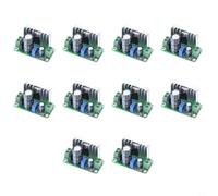 10 Pack LM317 Voltage Regulator Boards, Adjustable AC/DC 5-38V Input to 1.25-30V Output Step-Down Converter Module, 600mA Power Supply for Circuit Experiments and Repairs