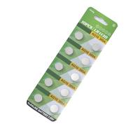 10 Pack LR1130 LR41 LR44 Alkaline Button Battery Multi Pack Button Battery for Calculator Watch Remote Control Toys