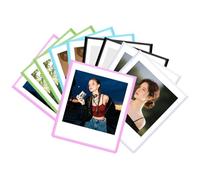 10 Pack Magnetic Photo Frames Compatible with Fujifilm Instax Square SQ1 SQ6 SQ10 SQ20 SQ40 SP-3 3x3.5” Picture Frames - Refrigerator Photo Display (Colorful)